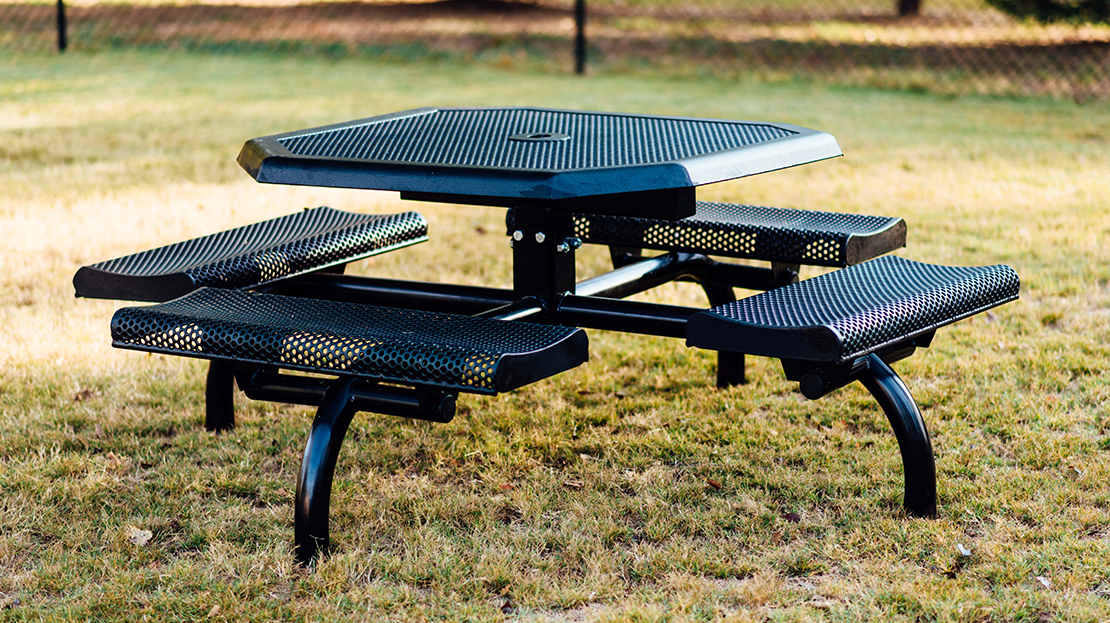 How to Secure Commercial Picnic Tables - Inground Mount